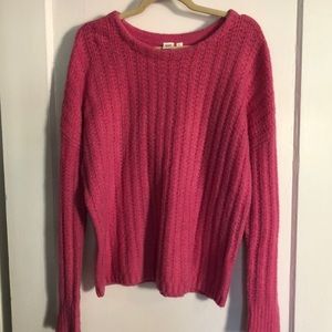 Gap pink oversized wool blend sweater. Size M